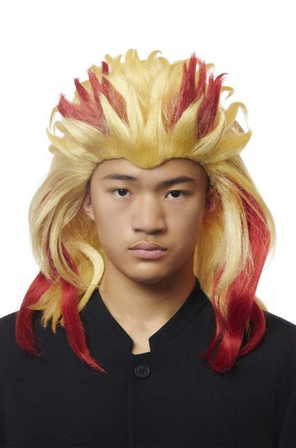 Fire Power Anime Wig