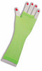 Fishnet Fingerless Glove Long Green