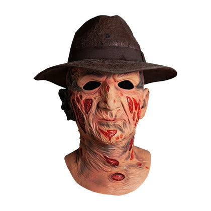 A NIGHTMARE ON ELM STREET - DELUXE FREDDY KRUEGER MASK WITH FEDORA HAT