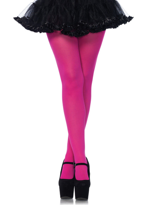 Nylon Tights - Fuchsia Hot Pink