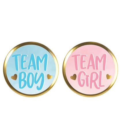 Gender Reveal Multipack Buttons  10ct