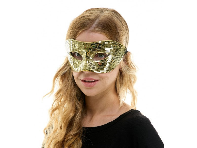 Gold Mirror Mask