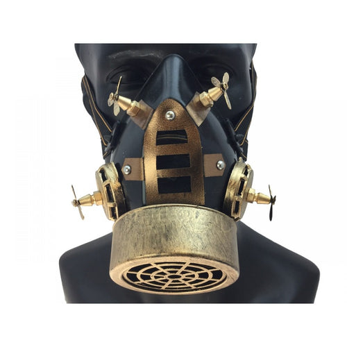 Gold Steampunk Gas Mask