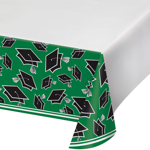 Green Plastic Table Cover | Graduation