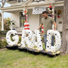 Airloonz Diffused Gold Ombre Grad Balloon Phrase Yard Kit 40in Letters