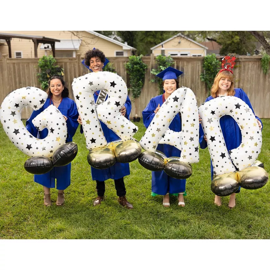 Airloonz Diffused Gold Ombre Grad Balloon Phrase Yard Kit 40in Letters