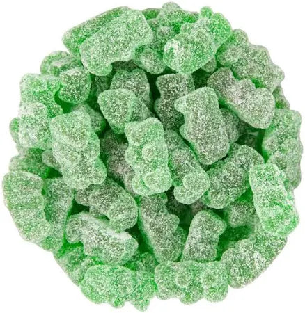 Sugar Coated Gummy Bears | Green Apple