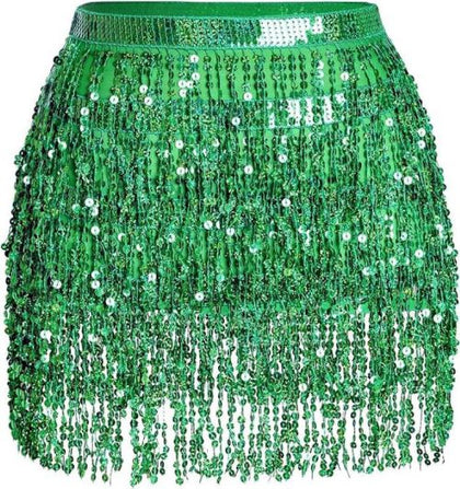 Fringe Skirt | Green