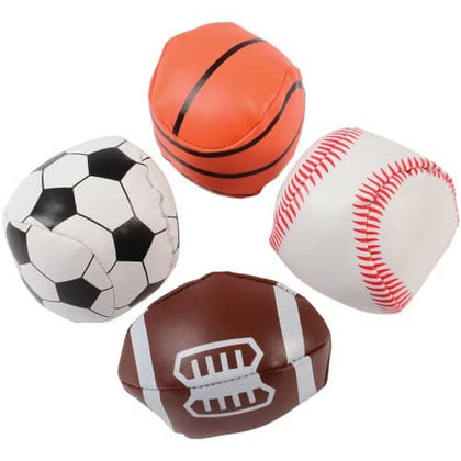 Mini Sports Balls/Foam Filled 12ct