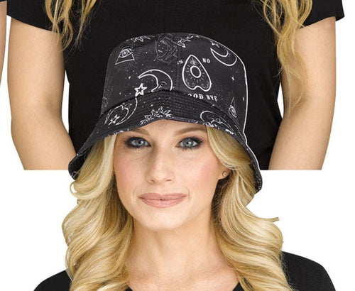 spirit board celestial bucket hat