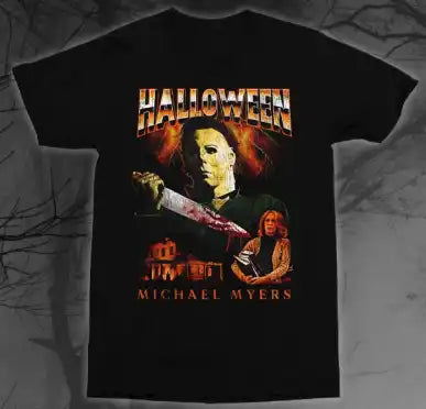 Michael Myers Shirt | Orange and Black
