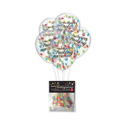 Happy F*cking Birthday Confetti Balloons 5ct