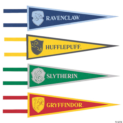 Harry Potter Fabric Pennants  4ct