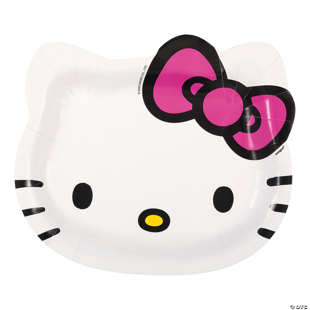 Hello Kitty & Friends Face-Shaped 6" x 7" Plates  8ct