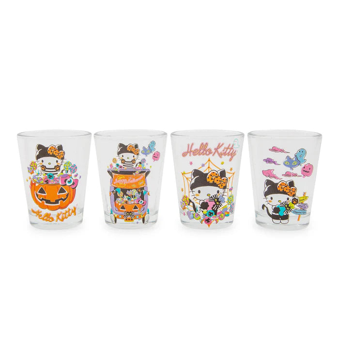 SANRIO HELLO KITTY HALLOWEEN 2-OUNCE MINI SHOT GLASSES | SET OF 4