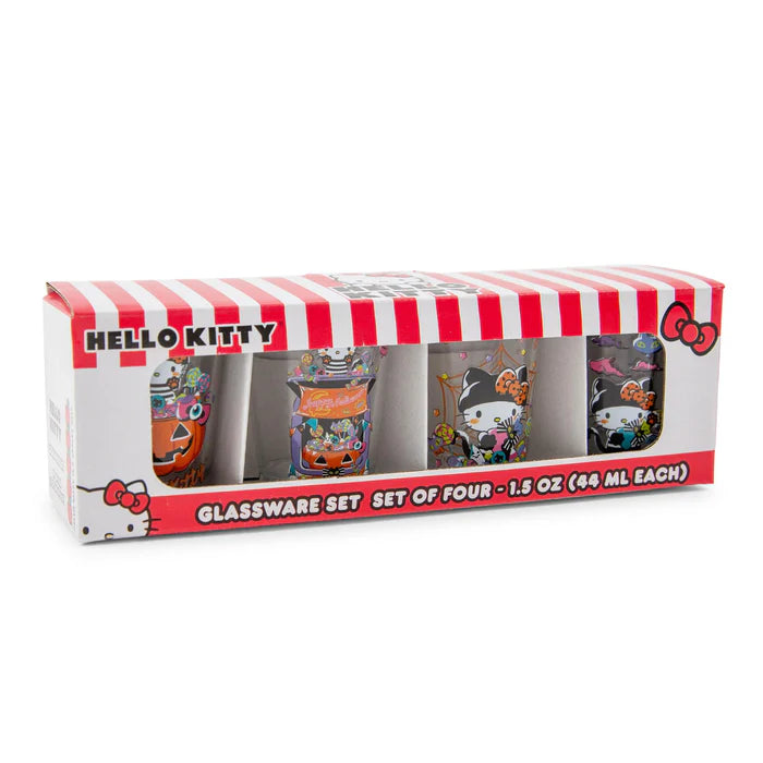 SANRIO HELLO KITTY HALLOWEEN 2-OUNCE MINI SHOT GLASSES | SET OF 4