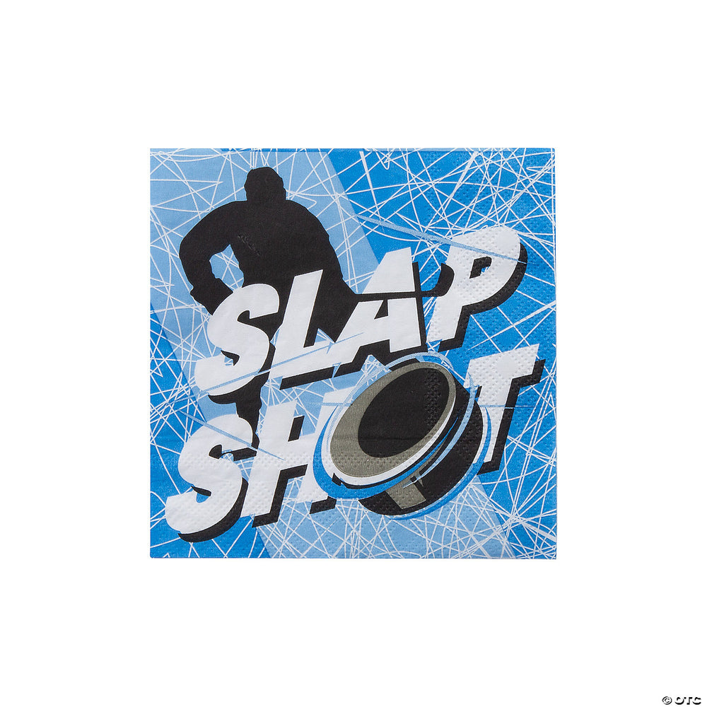 Hockey Party Ice Skate Luncheon Napkins 16ct