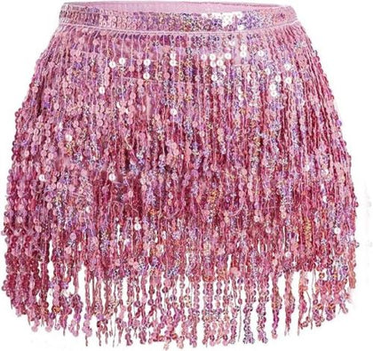 Fringe Skirt | Hot Pink