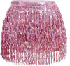 Fringe Skirt | Hot Pink