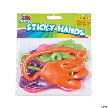 Jumbo Sticky Hands 4pc