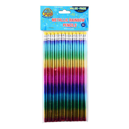 Metallic Rainbow Pencils 12ct