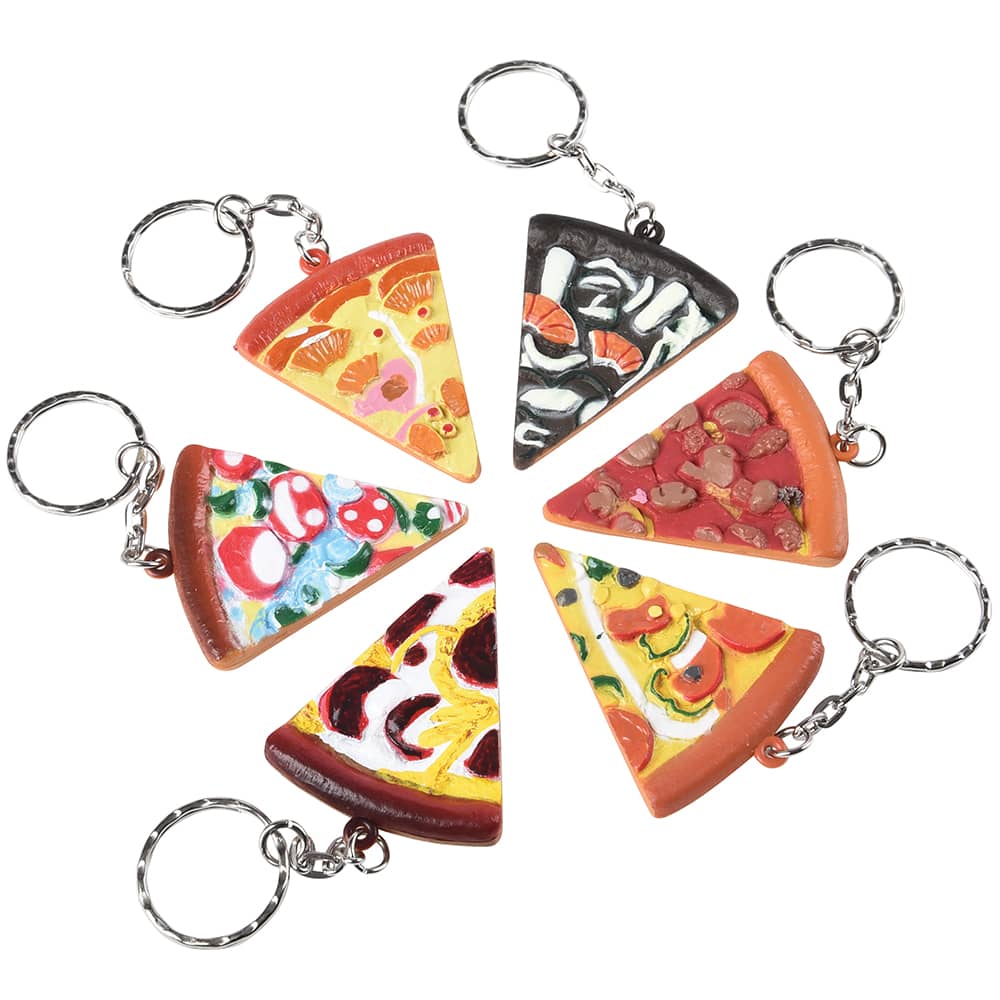 Pizza Key Chains 12ct – Fun Services Colorado