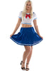 Anime Sailor School Girl Women's Costume