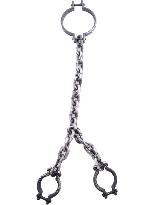 Hand And Neck Prisoner Shackles Toy Costume Accessory