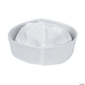 White Cotton Sailor Hats
