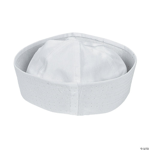 White Cotton Sailor Hats