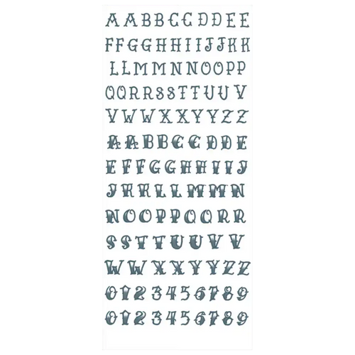 Knuckles | Alphabet  Temporary Tattoos