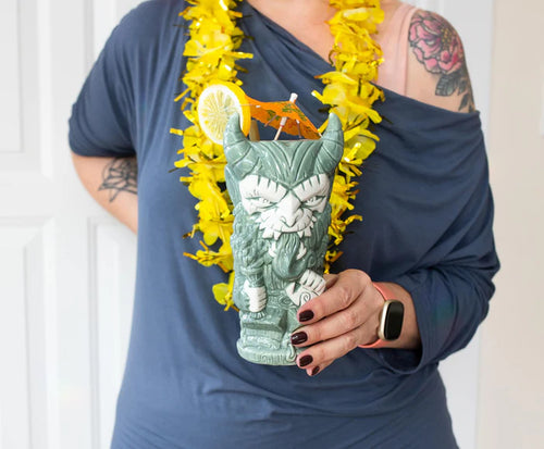GEEKI TIKIS KRAMPUS CERAMIC MUG | HOLDS 18 OUNCES