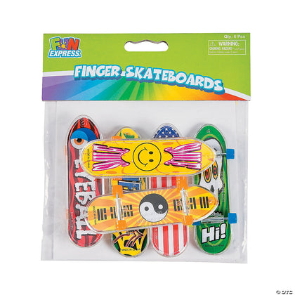 Large Finger Skateboards 6pc