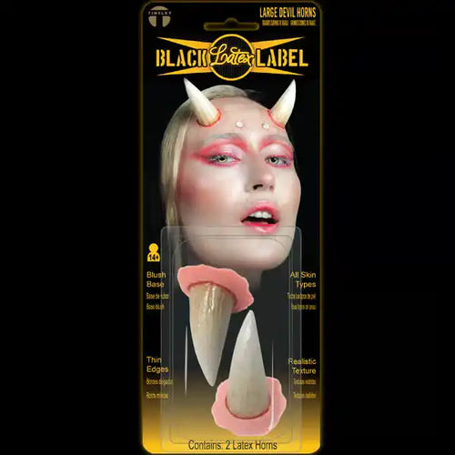 Large Devil Horns | Black Label Latex