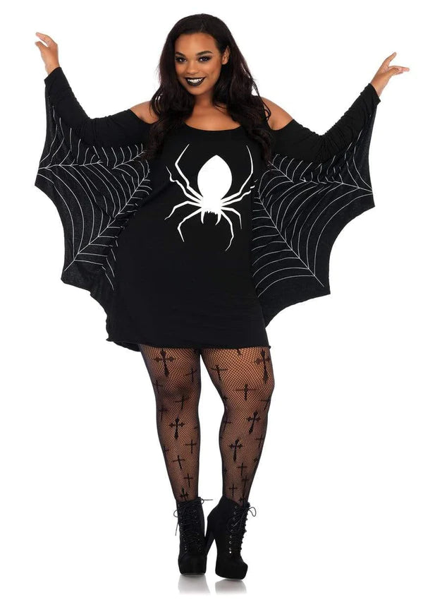Jersey Spiderweb Dress | Plus Size