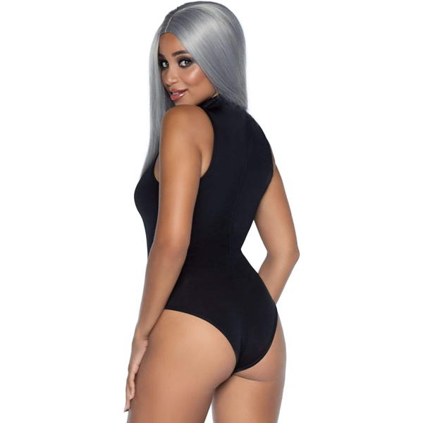 Leg Avenue - Spandex Keyhole Bodysuit, S (Black Leg Avenue - Spandex Keyhole Bodysuit, S (Black