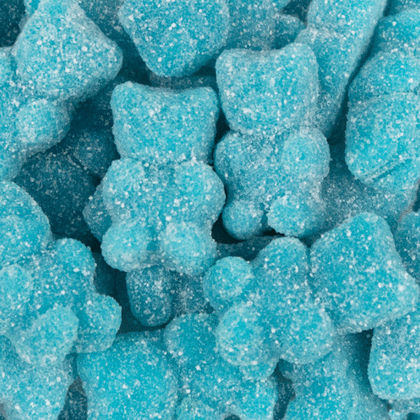 Sugar Coated Gummy Bears | Light Blue Blueberry