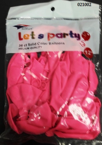 12″ Latex Balloons 36pcs/bag | Light Pink