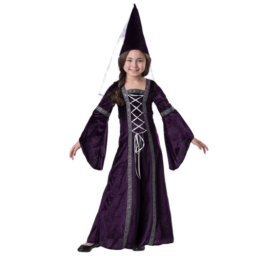 Purple Medieval Princess Costume - Kids