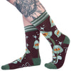 MYSTIC MUSHROOMS CREW SOCKS | Foot Clothes