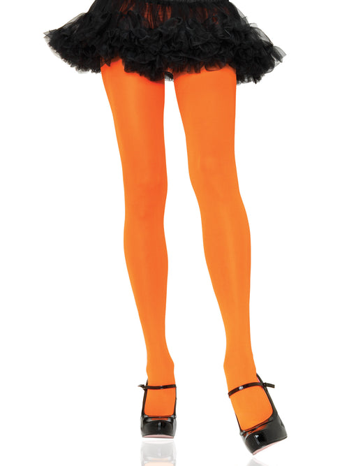 Nylon Tights - Orange