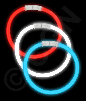 Patriotic Glow Bracelets 3ct