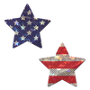 Star: Glittering Stars & Stripes Patriotic Star Nipple Pasties | Pastease
