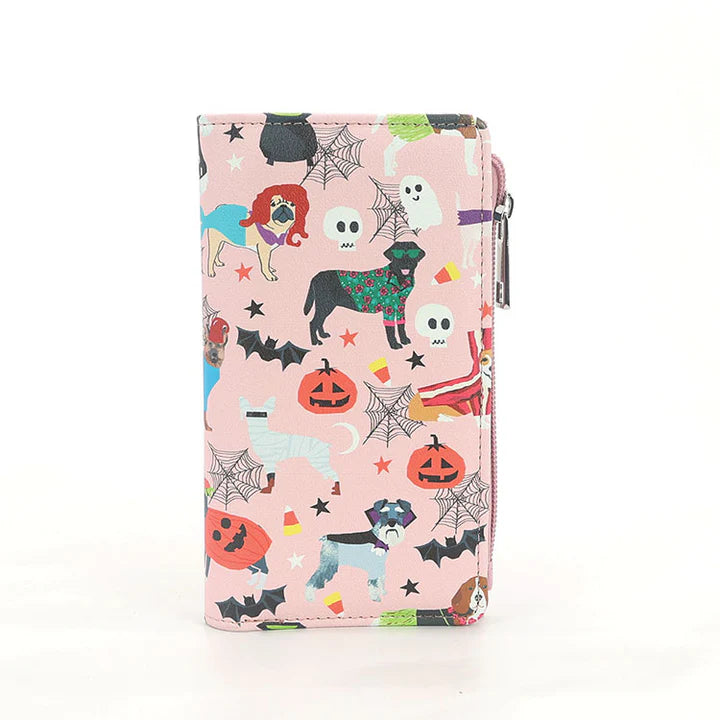 Halloween Doggie Costume Party Wallet in Vinyl