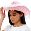 Rhinestone Flame Cowboy Hat | Pink