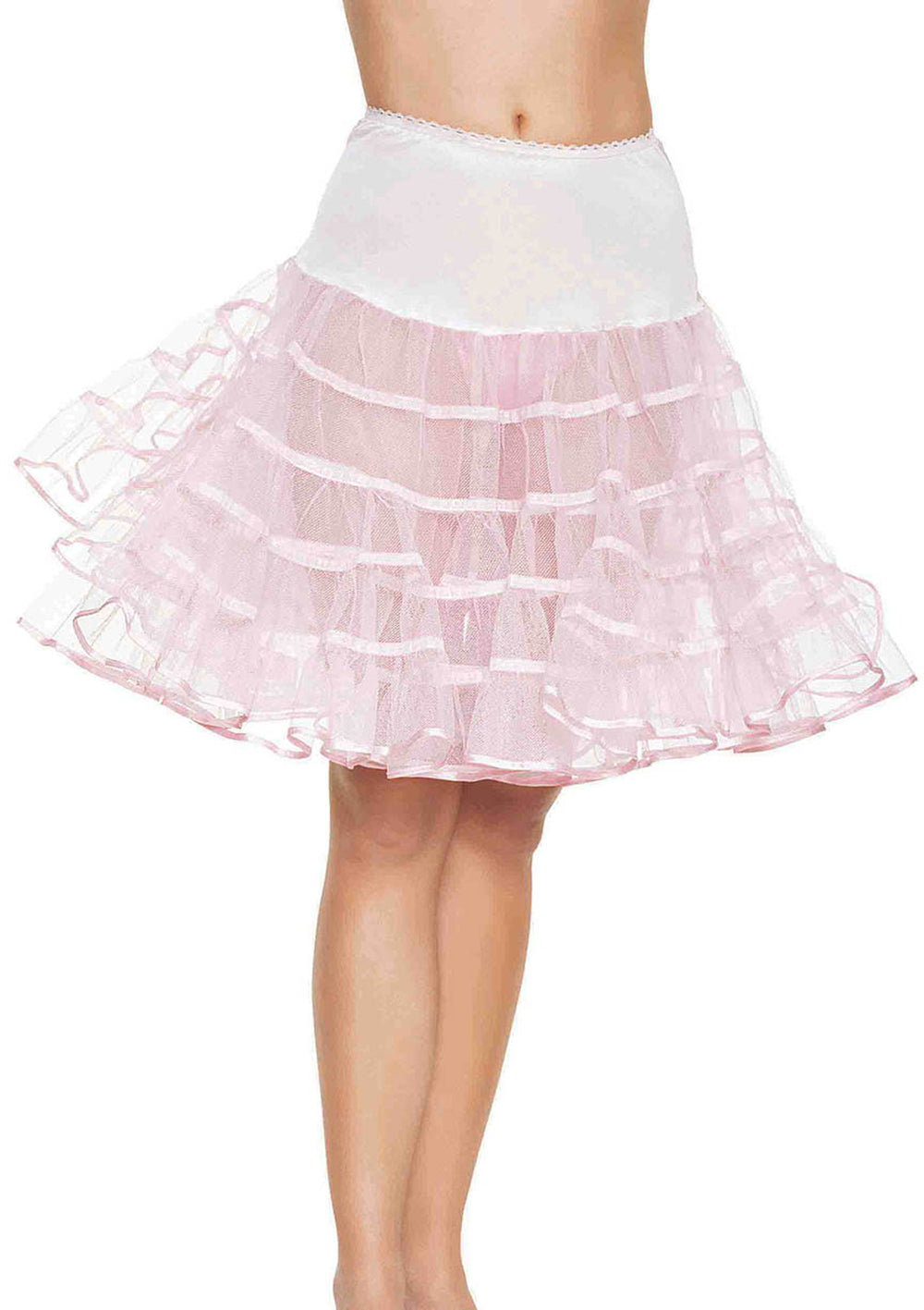 Knee Length Petticoat - Pink