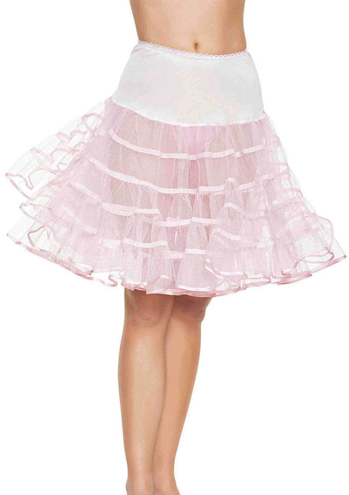 Knee Length Petticoat - Pink