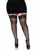 plus size black thigh hi