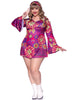Hippie Girl Floral Costume | Adult