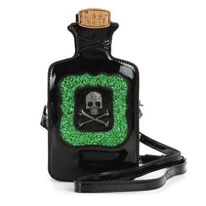 Poison Bottle Purse In Vinyl